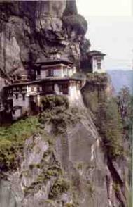 Taksang ('tiger's nest') monastery, Bhutan. 