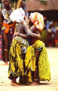 In some African societies, twins are regarded as separate parts of the same being. Photograph: Afric