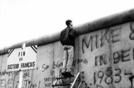 The fall of the Berlin Wall, November 1989 Photograph: Raymond Depardon/Magnum Photos