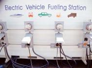 Electric vehicle fuelling station. Courtesy: Joe Sohm/Alamy 