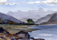 Head of Loch Brrom by Jill Paine