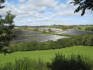 Effects of solar voltaic array installation, East Cornwall © Tim Unsworth