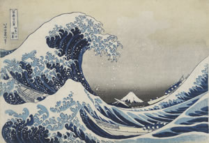 Under the Wave off Kanagawa (The Great Wave) from Thirty-six Views of Mount Fuji, colour woodblock, 1831. Acquisition supported by the Art Fund © The Trustees of the British Museum