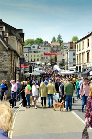 Frome town centre © Kevin Mitchell courtesy of www.thefromeindependent.org.uk