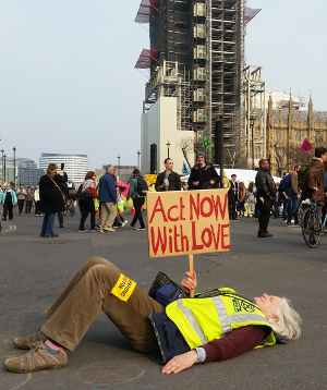 Rebellion Day 3, Parliament Square by David Beasley