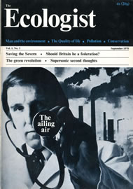 Cover of Ecologist issue 1970-09