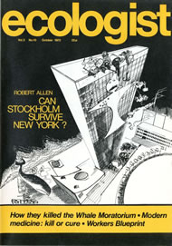 Cover of Ecologist issue 1972-10