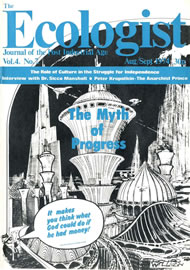 Cover of Ecologist issue 1974-08