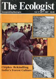 Cover of Ecologist issue 1987-01