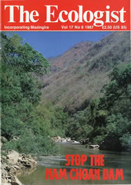 Cover of Ecologist issue 1987-11