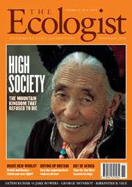 Cover of Ecologist issue 2000-11