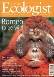Cover of Ecologist issue 2001-09