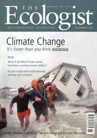 Cover of Ecologist issue 2001-11