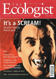 Cover of Ecologist issue 2002-03