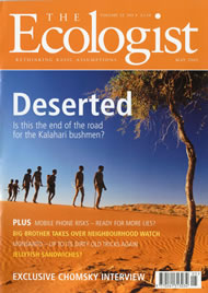 Cover of Ecologist issue 2002-05