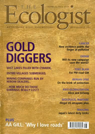 Cover of Ecologist issue 2002-07