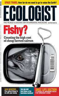 Cover of Ecologist issue 2008-12