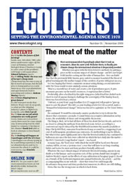 Cover of Ecologist issue 2009-11