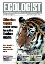 Cover of Ecologist issue 2011-06