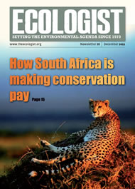 Cover of Ecologist issue 2011-12