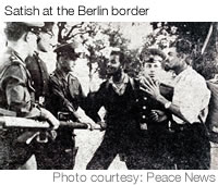 Satish at Berlin border