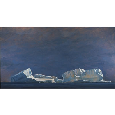 Icebergs - Cape Hallett, Oil (20