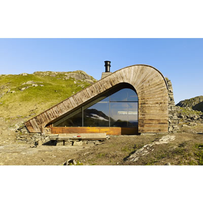 Bjellandsbu Hunting Lodge (2013), Norway by Snohetta. Photo C James Silverman