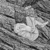 Engulfed by Kim Anderson - Ink charcoal and pastel, 105cm x 75cm