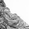 The Peace of Wild Things, 2023 (detail) by Kim Anderson - Ink, charcoal and graphite on paper, 75cm x 210cm Photo: Ian Hill Photography