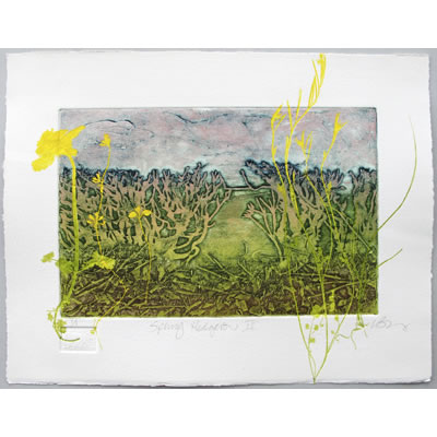 Spring Hedgerow III by Lynn Bailey