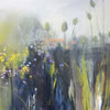 Midsummer 1 - Acrylic and mixed media on linen, 100cm x 100cm