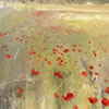 Poppy, Blowin' in The Wind - Acrylic and mixed media on linen, 70cm x 60cm