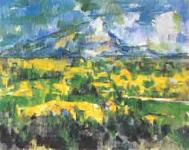 Mont Sainte-Victoire, painting by C