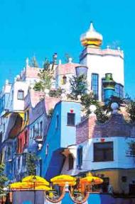 Hundertwasser Haus, Vienna. Photograph: Pultar