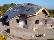 The author's home in West Cork, Ireland - which he attempted to build with the lowest building miles