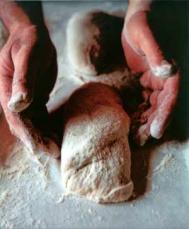 Taking bread-making from the factory back to the kitchen Photograph: Jeff Cottendon/Fourth Estate