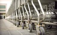 An endless row of shopping carts Photograph: Milan Klusacek/istockphoto.com