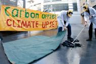 Sweeping the evidence under the carpet. Photograph: Gaia Foundation.