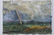 Looking Across the Dun, painting by Daniel Chatto