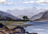 Head of Loch Brrom by Jill Paine