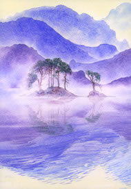 Pines at Loch Tulla Illustration: Tudor Humphries