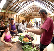 Sandor Katz teaching the art of good food. Photograph courtesy: Sandor Katz 