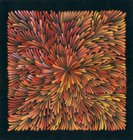 Medicine Leaves by Jeannie Petyarre, courtesy of the Aboriginal Dreamtime Fine Art Gallery www.aboriginaldreamtimegallery.com