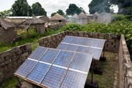 Solar panels, Mali © Nathalie Bertrams www.crossingborders.info
