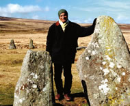 Satish Kumar pictured on Dartmoor in 2007