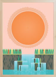 Sun over Waterfall by Stuart Daly www.springoncemore.com
