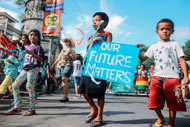 Children's march, Dumaguete, Philippines © JohnpratZLibby