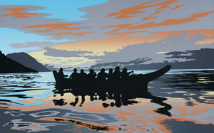 Kitasoo Dawn by Roy Henry Vickers royhenryvickers.com