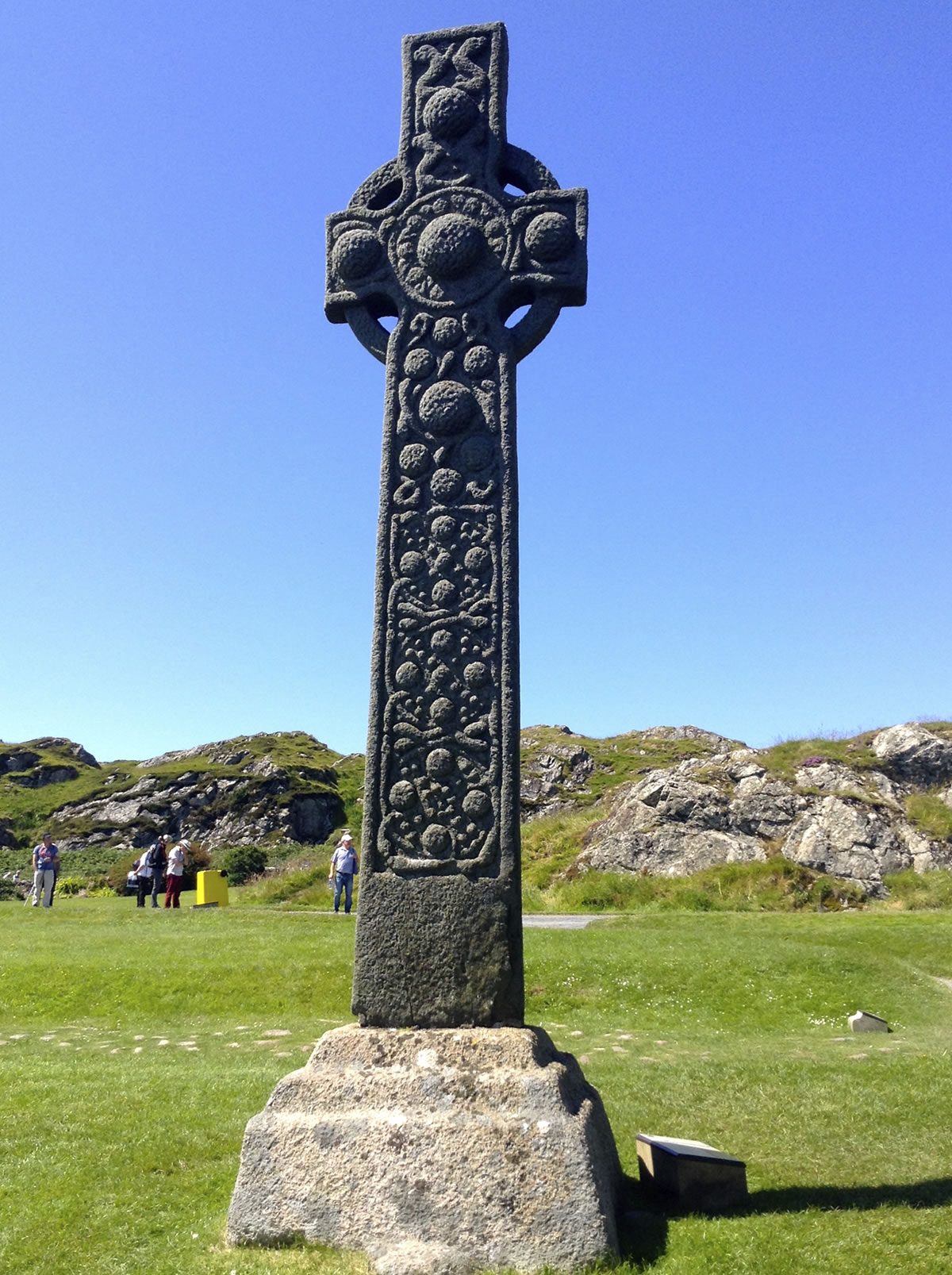 St Martins cross on Iona, Scotland. Photo by Nick Gibson