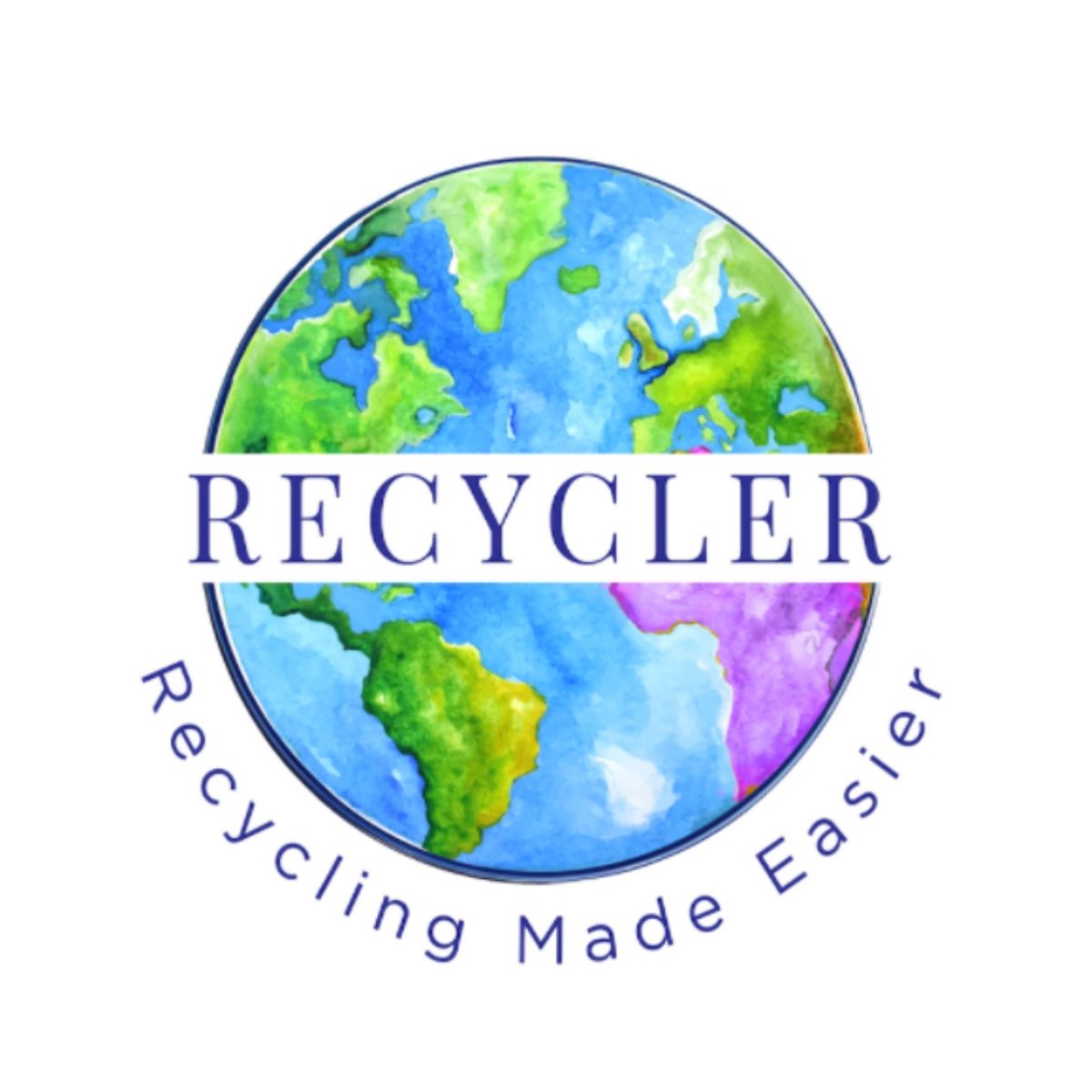 Screenshots from the Recycler App